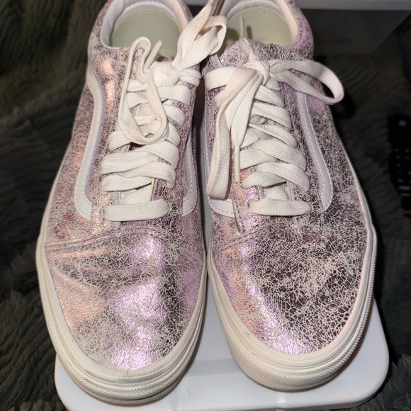 Vans Shoes - Vans Women's Metallic Pink Sneakers